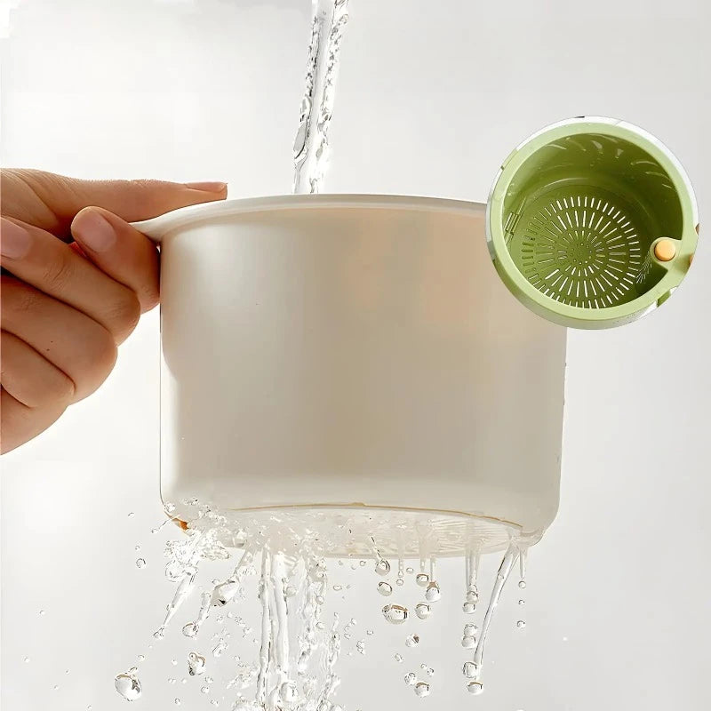 Faucet-Hanging Sink Strainer Basket | Press-Release Waste Catcher Sink Strainer Basket QXL