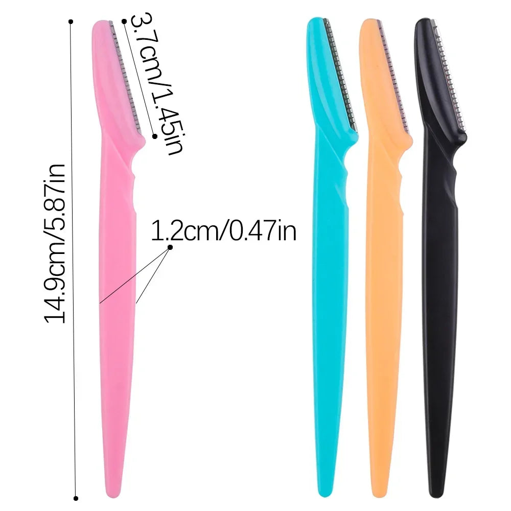 3/5-Pack Precision Eyebrow Razor & Dermaplaning Set Eyebrow Razor Set QXL