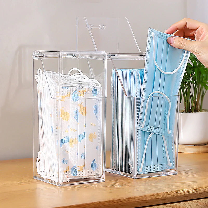 Dust-Proof Mask & Wipes Storage Box with Sealed Lid Storage Box Organizer QXL