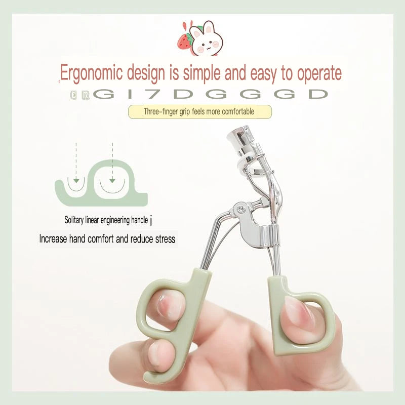 MULOO Wide Angle Portable Eyelash Curler | Metal Makeup Tool Eyelash Curler QXL
