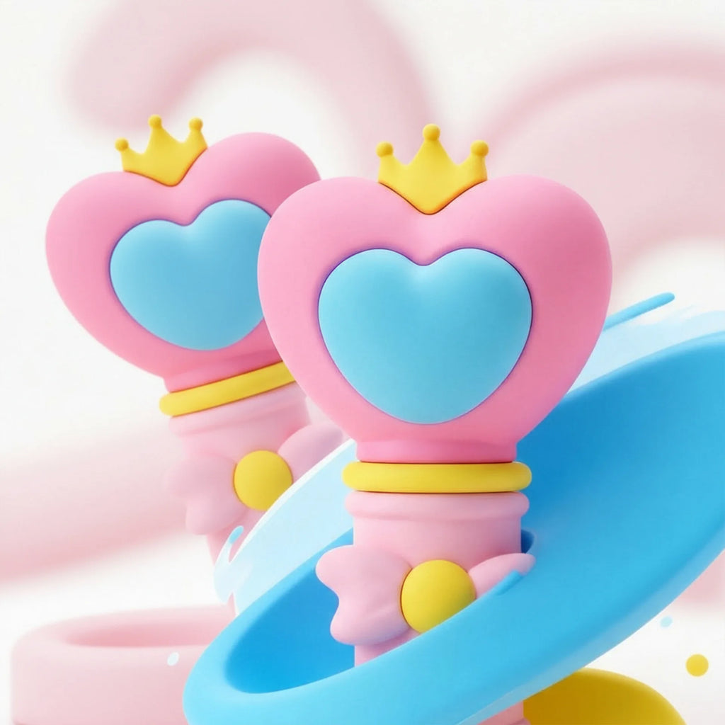 5ml Heart-Shaped Magic Wand Mini Refillable Spray Bottle Refillable Spray Bottle QXL