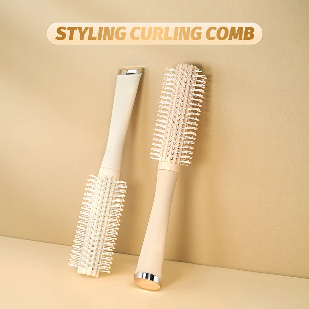 K.H.Lina Volumizing Round Comb – Curl, Blow Dry & Massage Round Styling Comb QXL