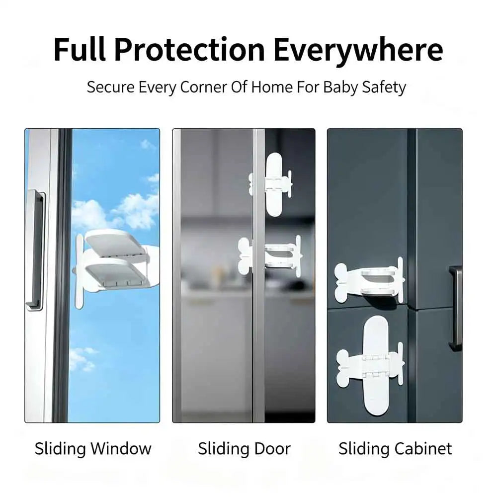 Baby Safety Lock Set | Drawer, Door & Window Child Lock Baby Safety Lock QXL