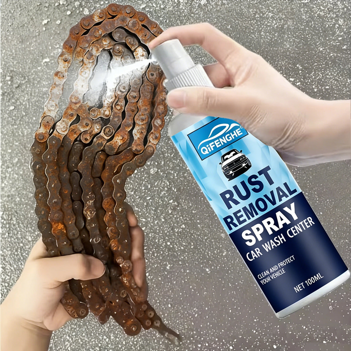 100ml Car Rust Remover Spray | Metal Cleaning & Protection Car Rust Remover Spray QXL 1 100ml
