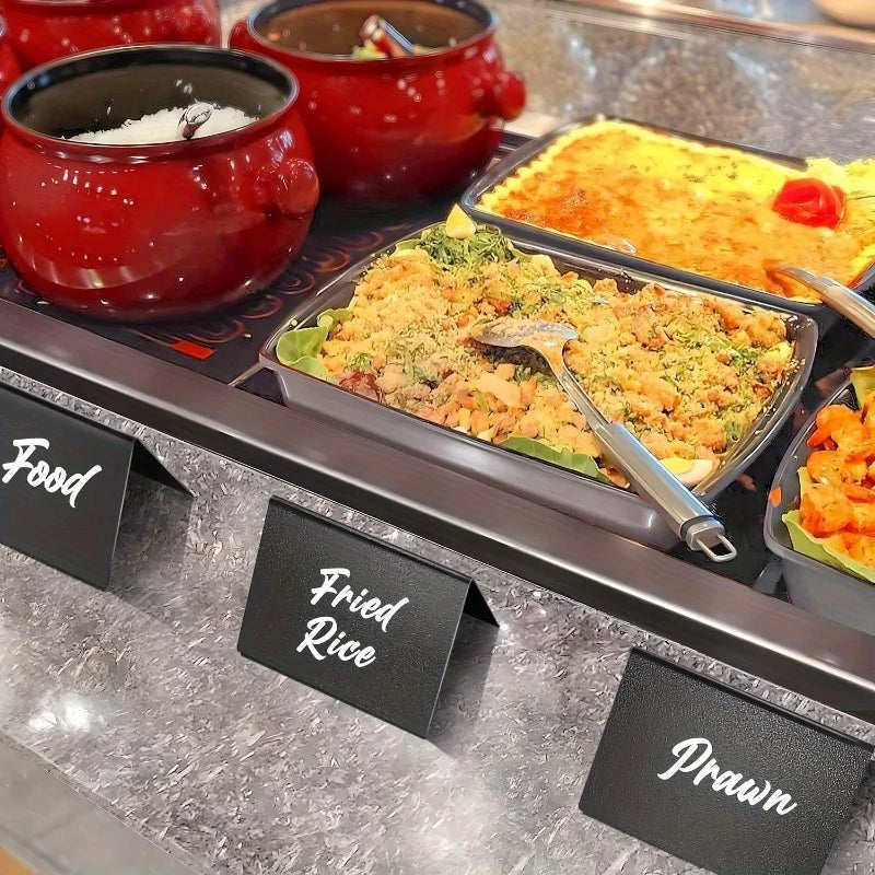 20-Pack Mini Chalkboard Signs | PVC, Write & Erase Chalkboard Signs QXL