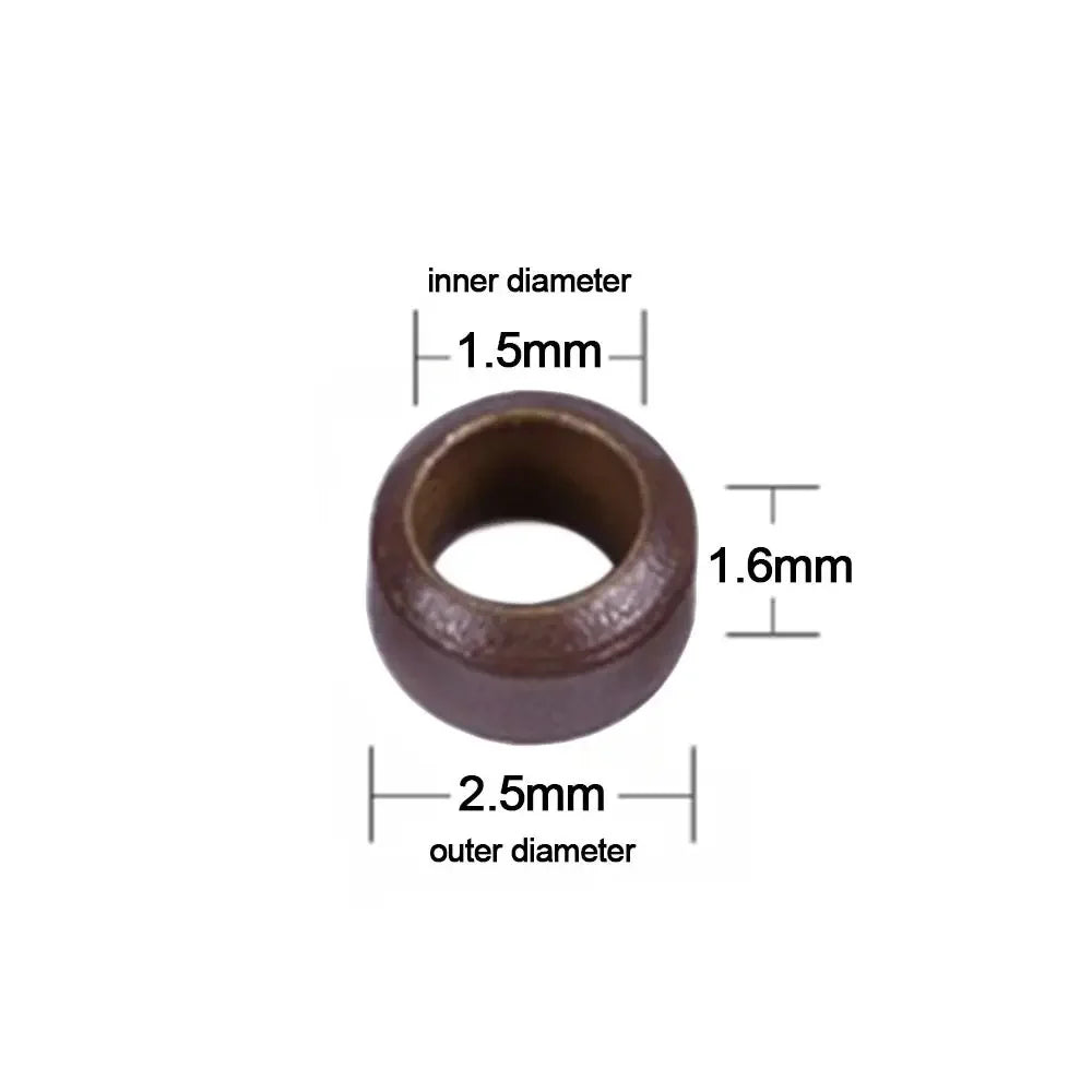 500-Pack Silicone Nano Hair Rings | 5-Color Micro Bead Links Hair Extension Beads QXL