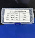 M2 Black Self-Tapping Screw Kit 400/800-Pc | Carbon Steel Screw Assortment Kit QXL A