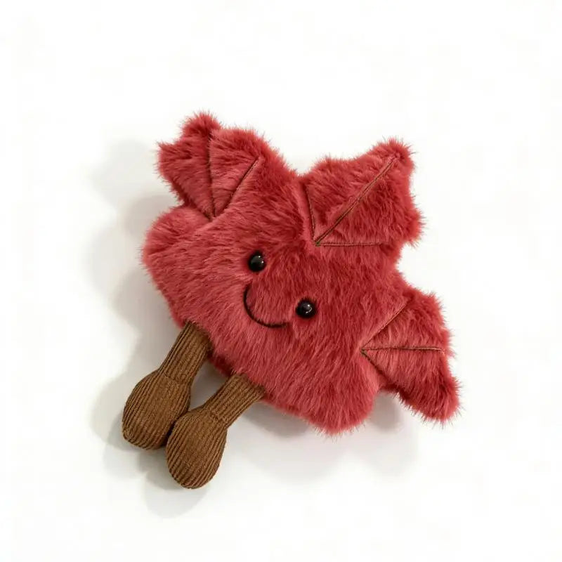 Cute Maple Leaf Plush Keychain Bag Pendant | Autumn Gift Plush Keychain Charm QXL