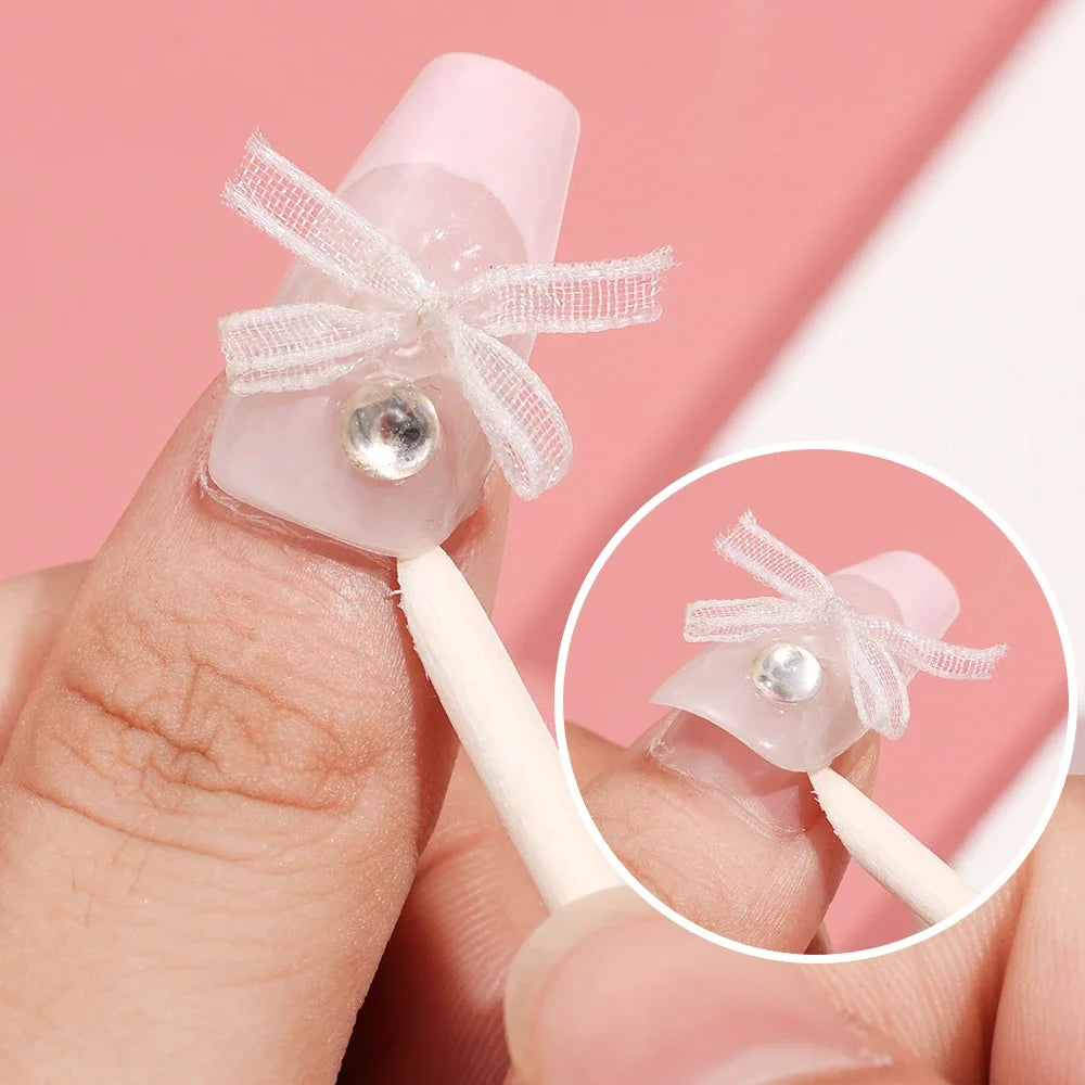 Disposable Nail File Set with Wood Sticks | 20/80/100pc Disposable Nail File QXL