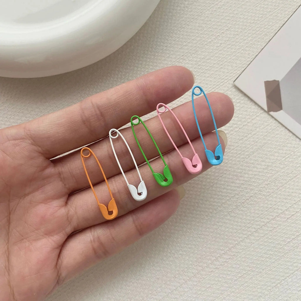 Colorful Safety Pins 10/50/100-Pack | Stainless Steel Sewing DIY Safety Pin Set QXL