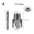 PVC Pipe Thread Cutting Tool Kit – Internal & External Threader Pipe Threading Tool QXL A
