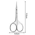 Stainless Steel Cuticle Nipper | Curved Cuticle Clipper Tool Cuticle Nipper QXL Silver