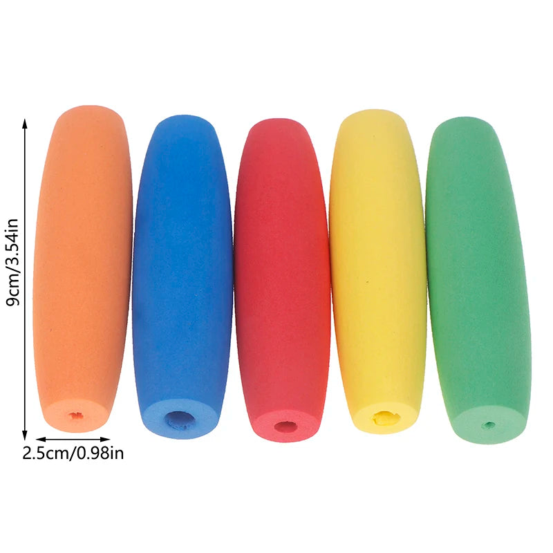 5-Pack Ergonomic EVA Crochet Hook Handles | Fits 2mm–8mm Crochet Hook Handles QXL