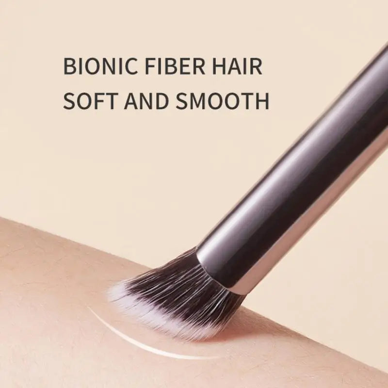 Oblique Flat Nose Contour Brush | Concealer & Smudge Contour Makeup Brush QXL