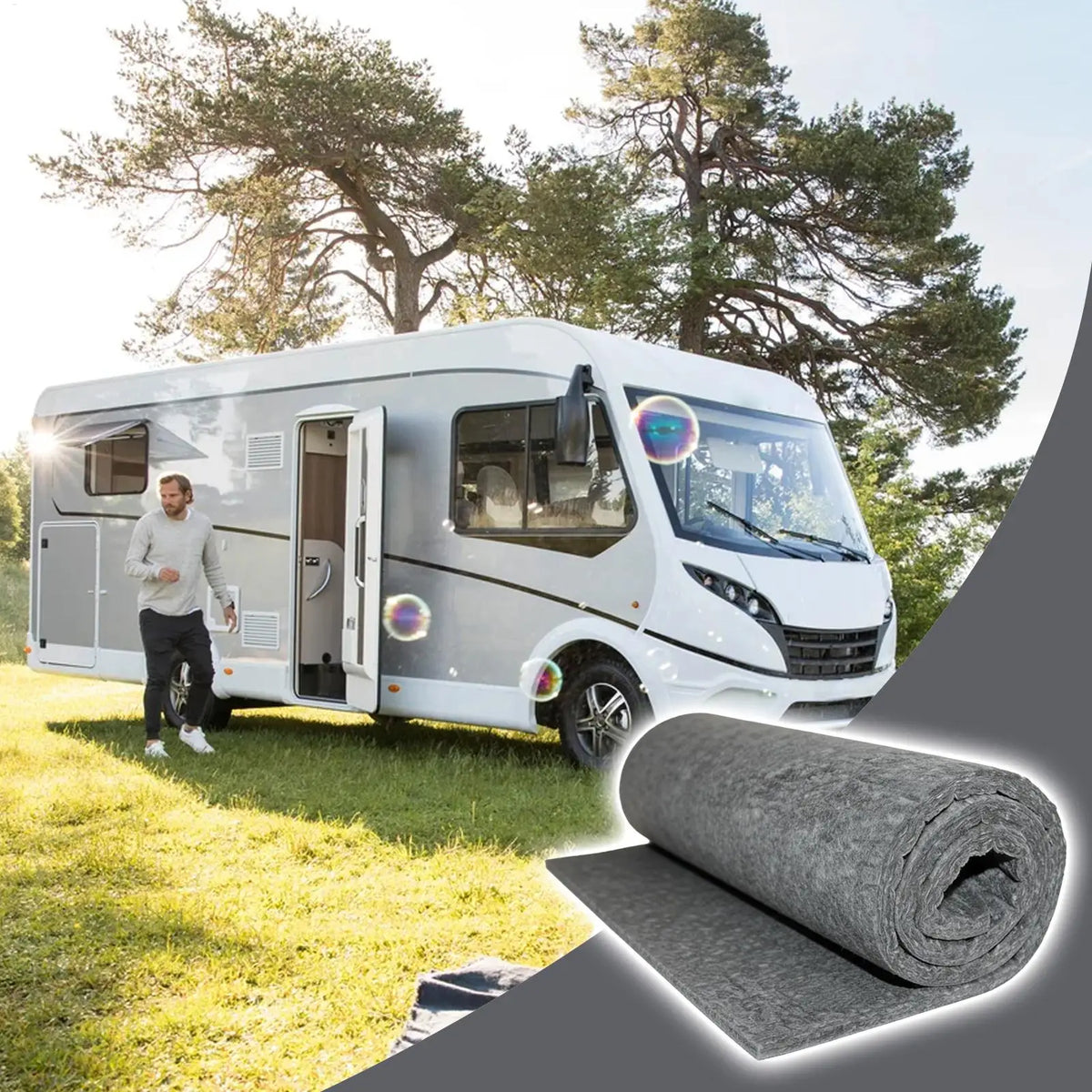 Car Sound Deadening Mat 1×2m | Door, Roof & Interior Insulation Car Sound Deadening Mat QXL