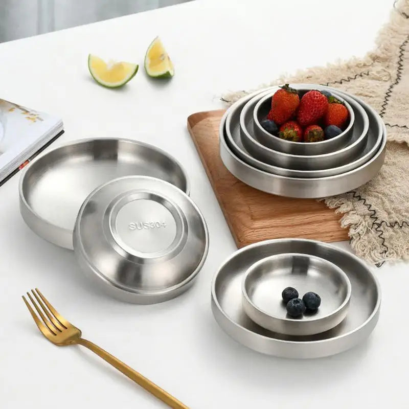 Thickened 201/304 Stainless Steel Bowl | Kitchen & Dining Stainless Steel Bowl QXL