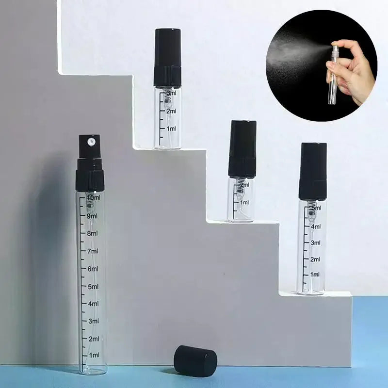 Refillable Glass Perfume Atomizer 2ml 3ml 5ml 10ml Travel Vial Perfume Atomizer QXL