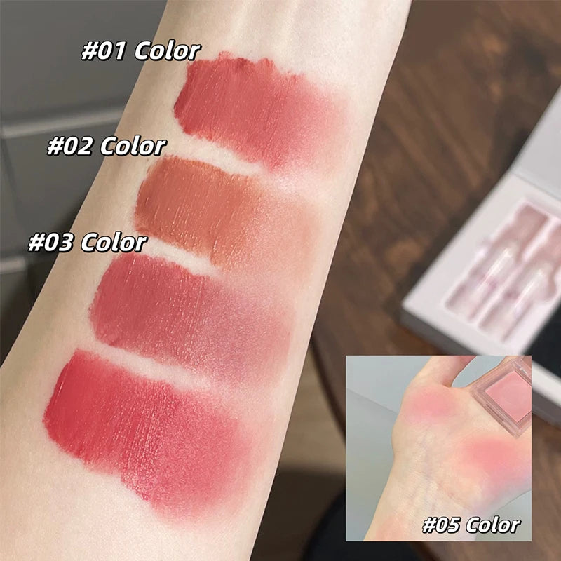 Art Value 6-Pc Lip Gloss, Blush & Necklace Makeup Gift Set Makeup Gift Set QXL