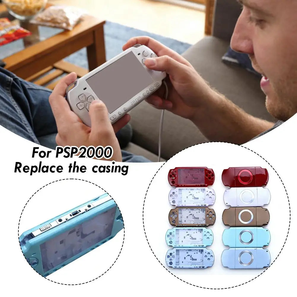 PSP 2000 Full Replacement Shell Kit – ABS Housing & Buttons Console Shell Kit QXL