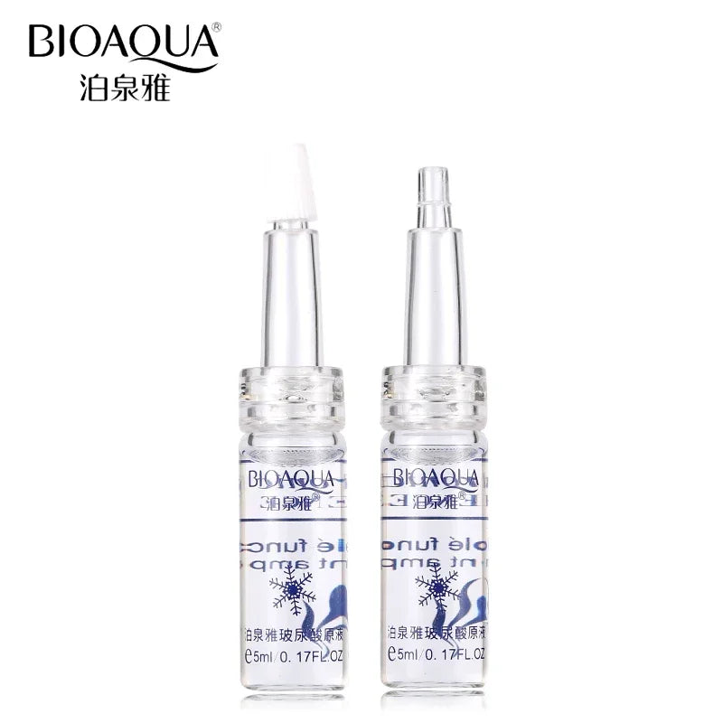 BIOAQUA Hyaluronic Acid Face Serum Set – 10 x 5ml Bottles Facial Serum Set QXL