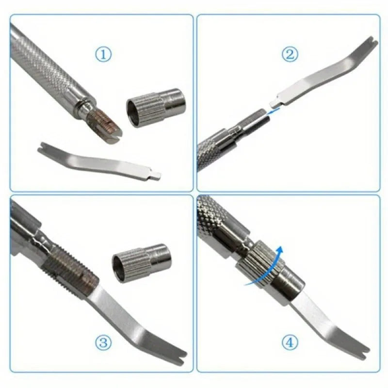5-Piece Watch Strap Removal & Repair Tool Kit | Spring Bar Set Watch Repair Tool QXL