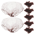 100-Pack Elastic Mesh Hair Nets | Ballet Bun & Food Service Mesh Hair Nets QXL Default Title
