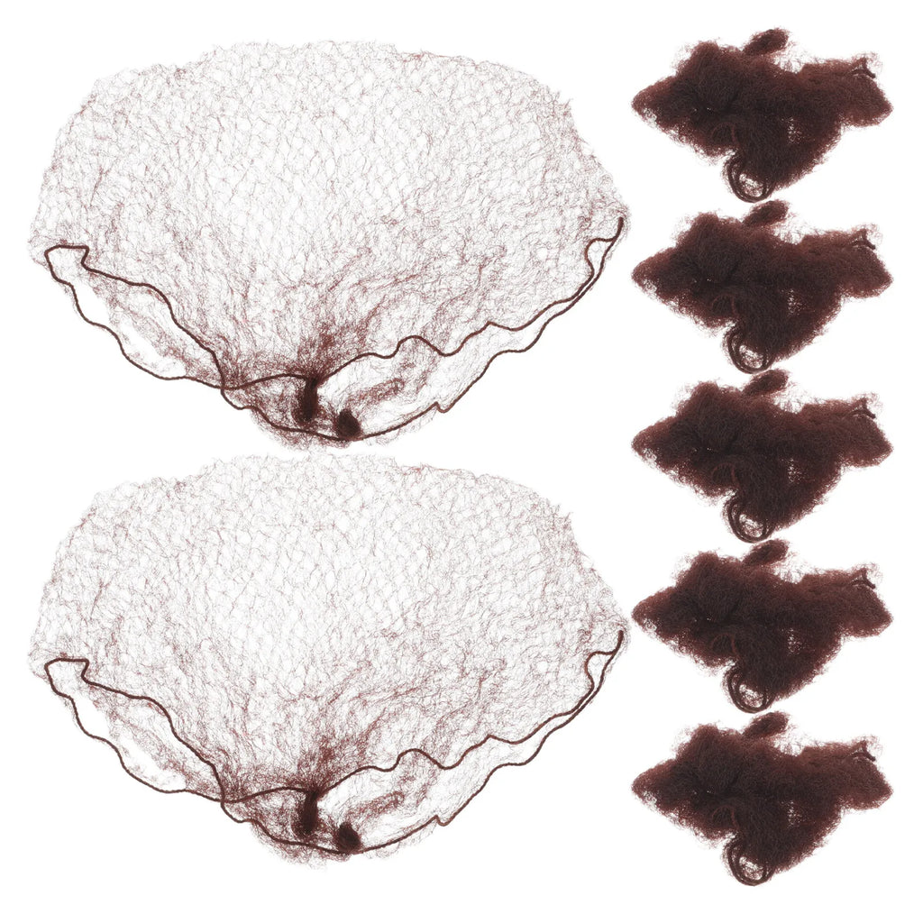 100-Pack Elastic Mesh Hair Nets for Buns | Dance & Daily Use Elastic Hair Nets QXL Default Title