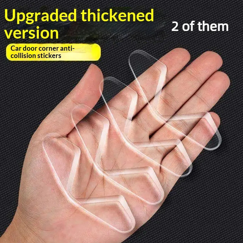 Car Door Corner Protectors | Silicone Anti-Collision Covers 2/4 Pk Car Door Protector QXL A1
