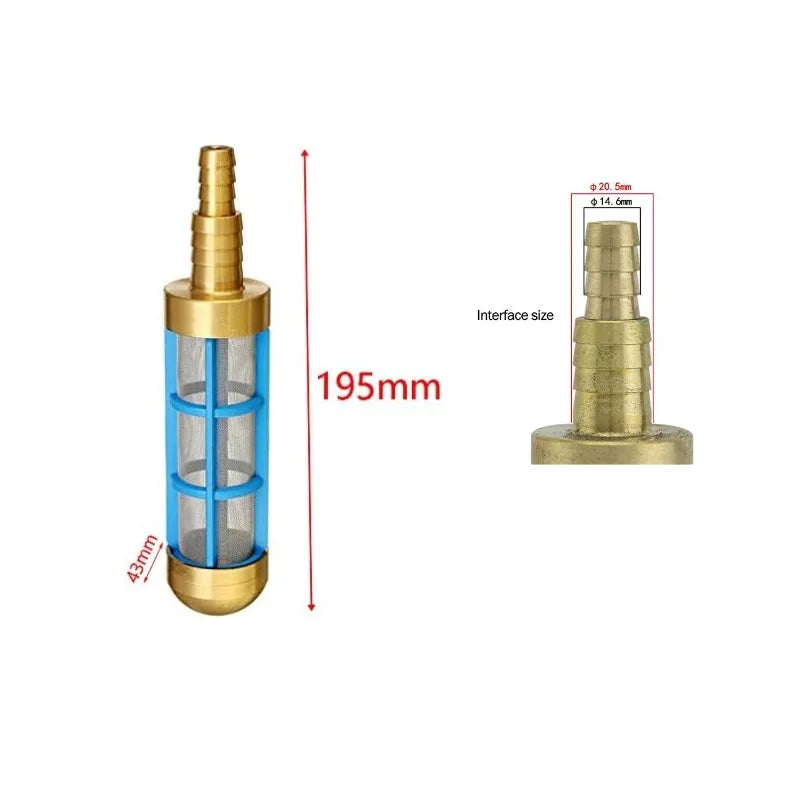 Brass Pressure Washer Hose Strainer Filter 3/4" & 5/8" Hose Strainer Filter QXL