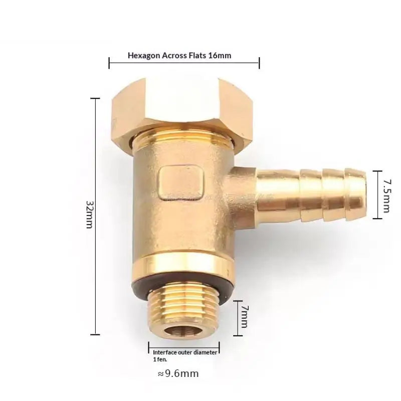 Coffee Machine OPV Kit G1/8" 9 Bar Brass Safety Valve Espresso Machine Part QXL