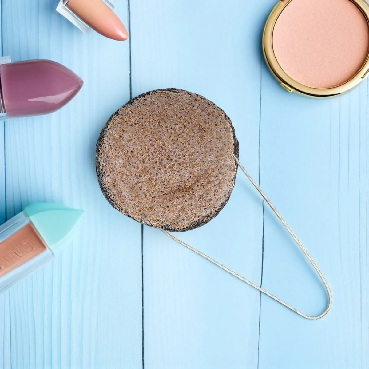 3-Pack Konjac Facial Sponge | Dual-Sided Exfoliating Scrubber Facial Exfoliating Sponge QXL