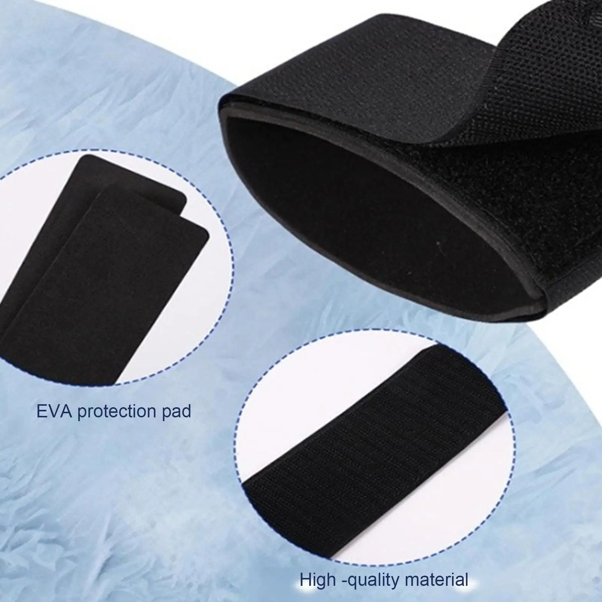 Adjustable Ski Straps with EVA Protective Pads | Ski Wraps Ski Accessory Straps QXL