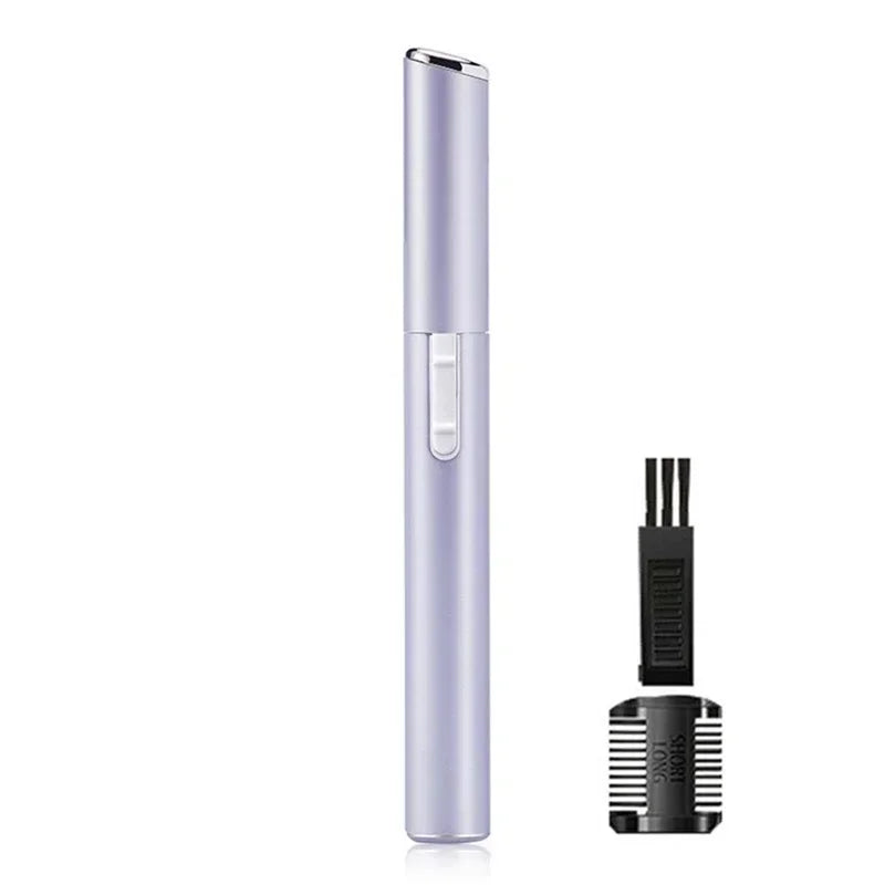 Mini Electric Eyebrow Trimmer & Facial Hair Remover Shaver Electric Hair Trimmer QXL M442 1pcs purple