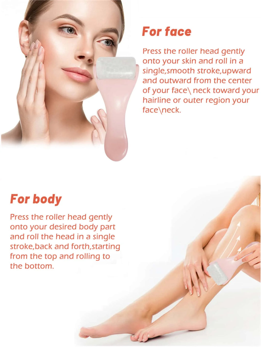 Ice Face Roller Massager | Facial Lifting & Skin Care Tool Face Roller Massager QXL
