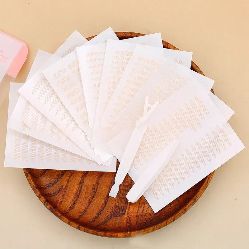 Invisible Double Eyelid Tape Stickers | Lace Mesh 36–240 Pcs Eyelid Tape Stickers QXL