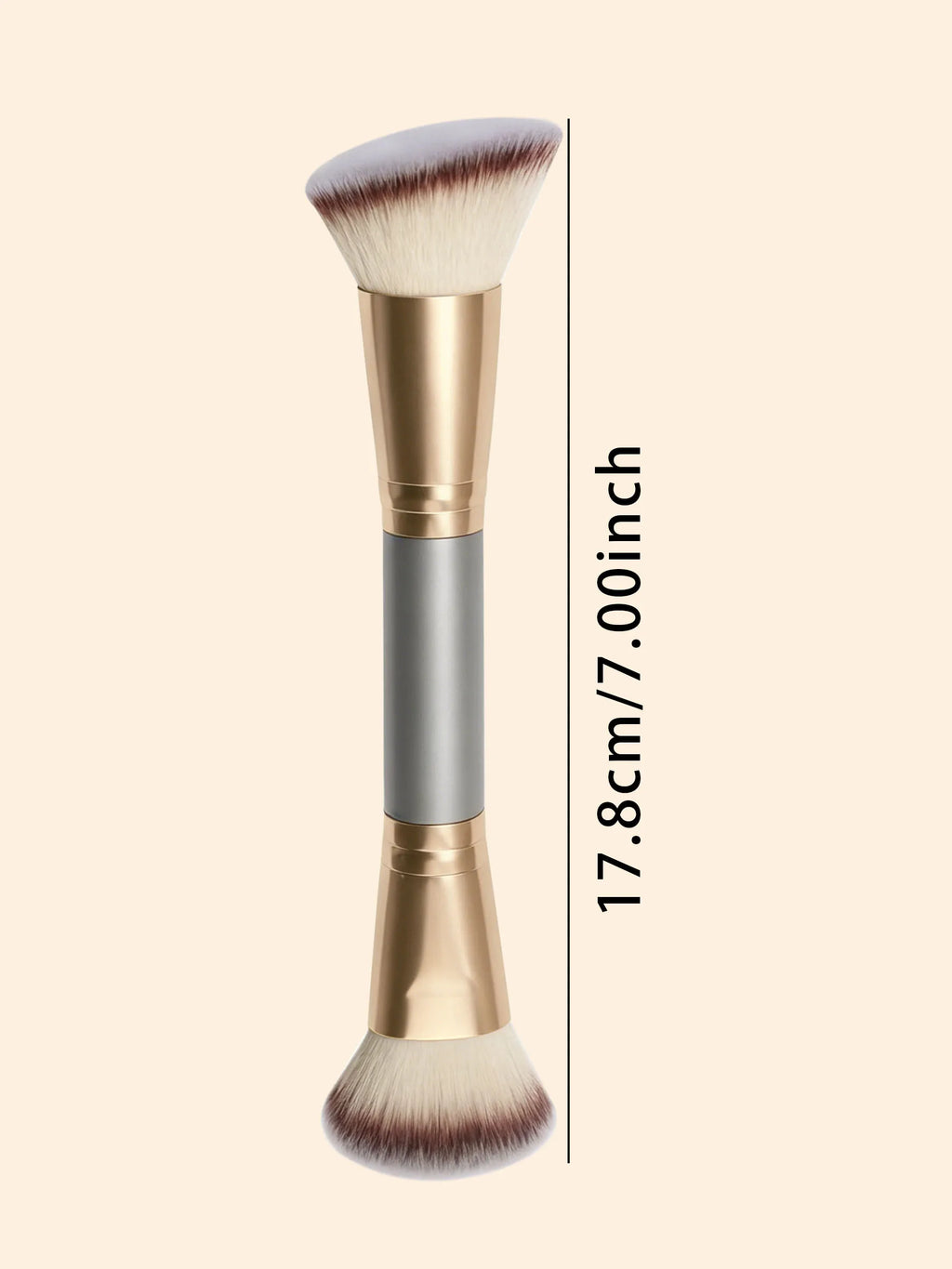 Double-Ended Kabuki Foundation & Blush Makeup Brush Makeup Brush QXL
