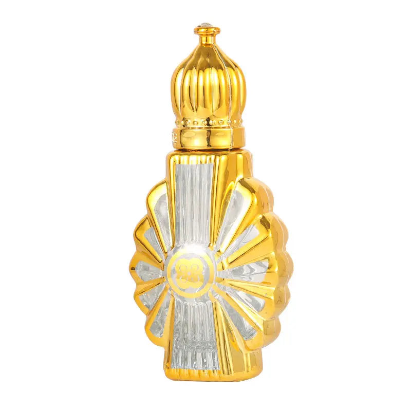 10ml Gold Crown Cap Glass Perfume Refill Bottle | Roll-On Perfume Refill Bottle QXL