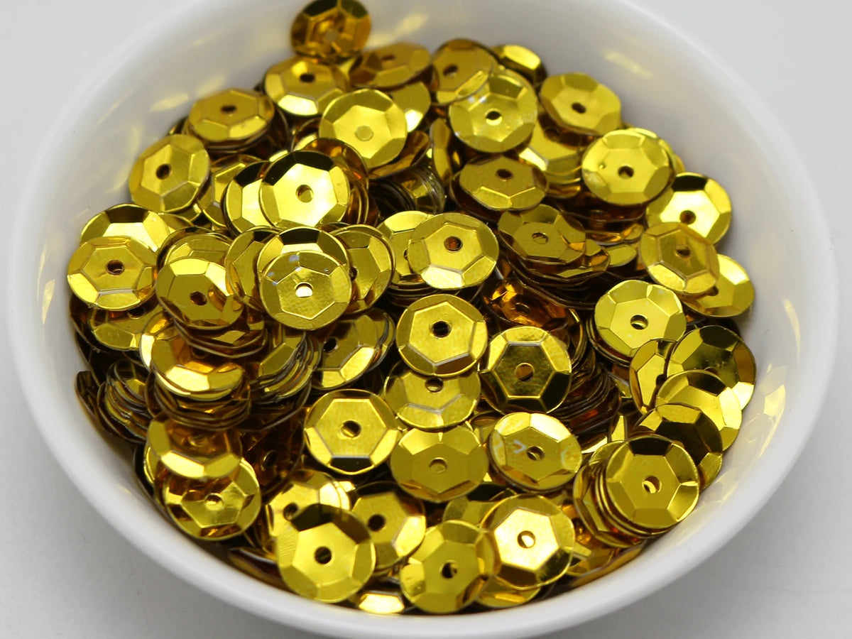 1500 Round Cup Sequins 12mm Paillettes | Sewing & Craft Craft Sequins QXL