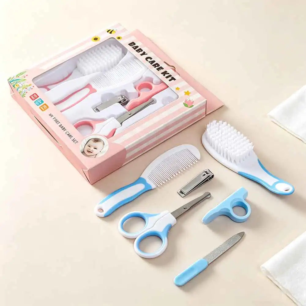 6-Piece Baby Grooming Kit – Nail Clipper & Brush Gift Set Baby Grooming Kit QXL