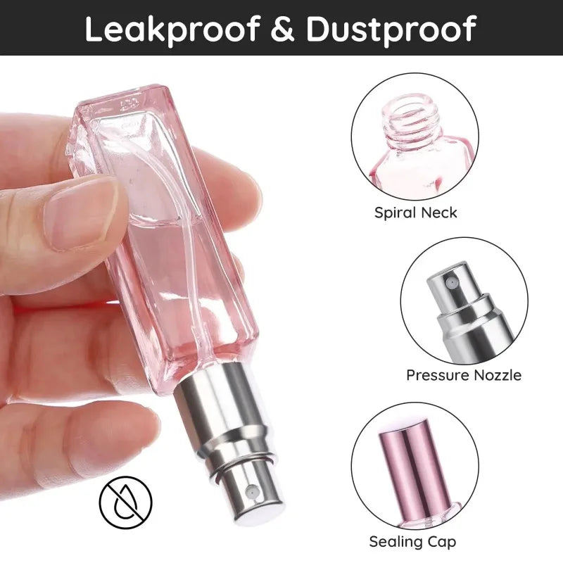 8ml Mini Glass Refillable Perfume Spray Bottle | Portable Perfume Spray Bottle QXL