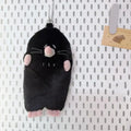 Cute Mole Plush Pencil Case | Large Capacity Student Organizer Plush Pencil Case QXL Black
