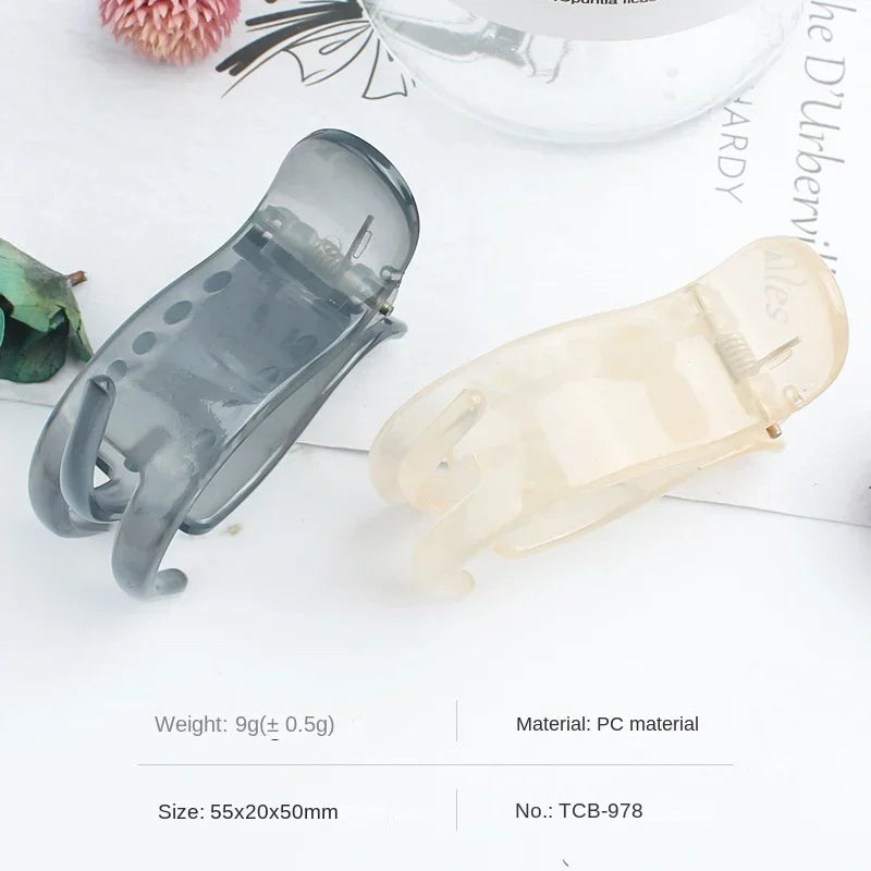 Acetate Small Hair Claw Clip | High Ponytail Holder Women Hair Claw Clip QXL