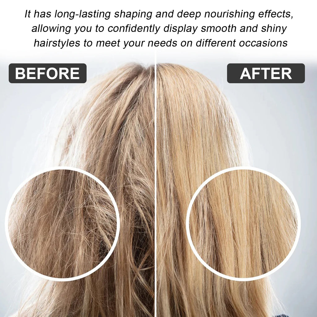 Keratin Hair Straightening & Repair Cream – Anti-Frizz Keratin Hair Treatment QXL