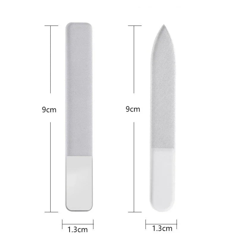 VVOCCI Nano Glass Nail File – Crystal Buffer & Polisher Glass Nail File QXL