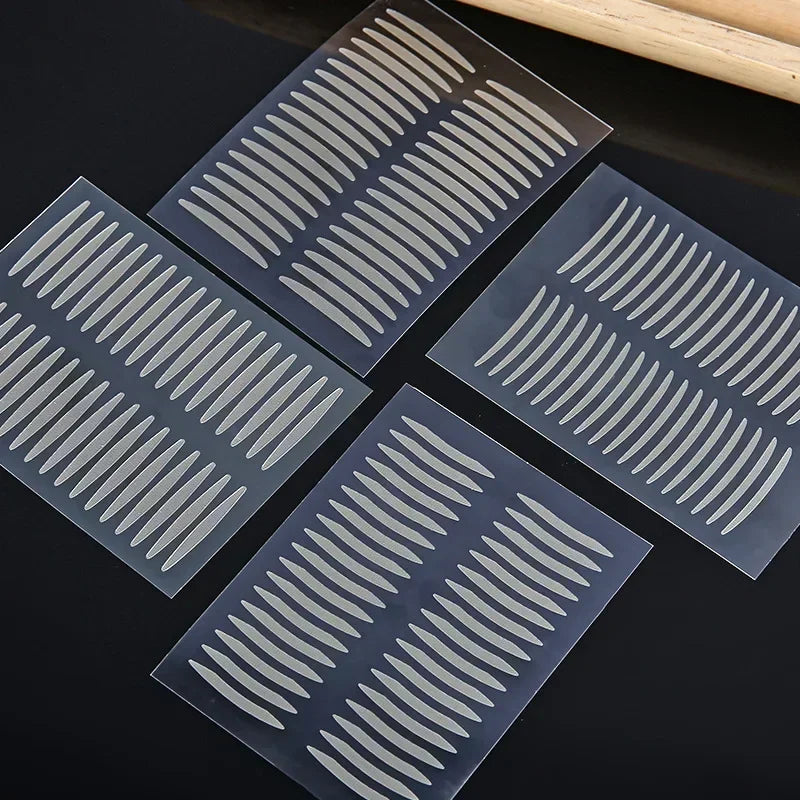 10-Sheet Double Eyelid Tape Stickers | Clear Lace Fold Eyelid Tape Stickers QXL