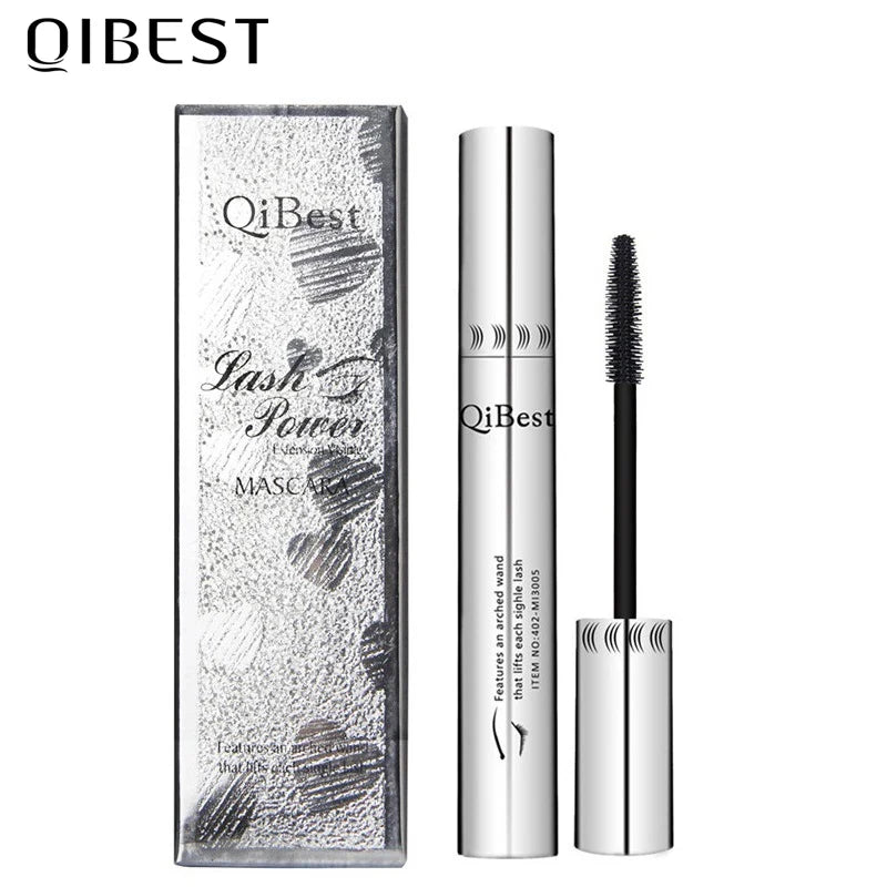 QiBest 4D Silk Fiber Mascara – Waterproof, Volumizing & Lengthening Silk Fiber Mascara QXL Black Mascara