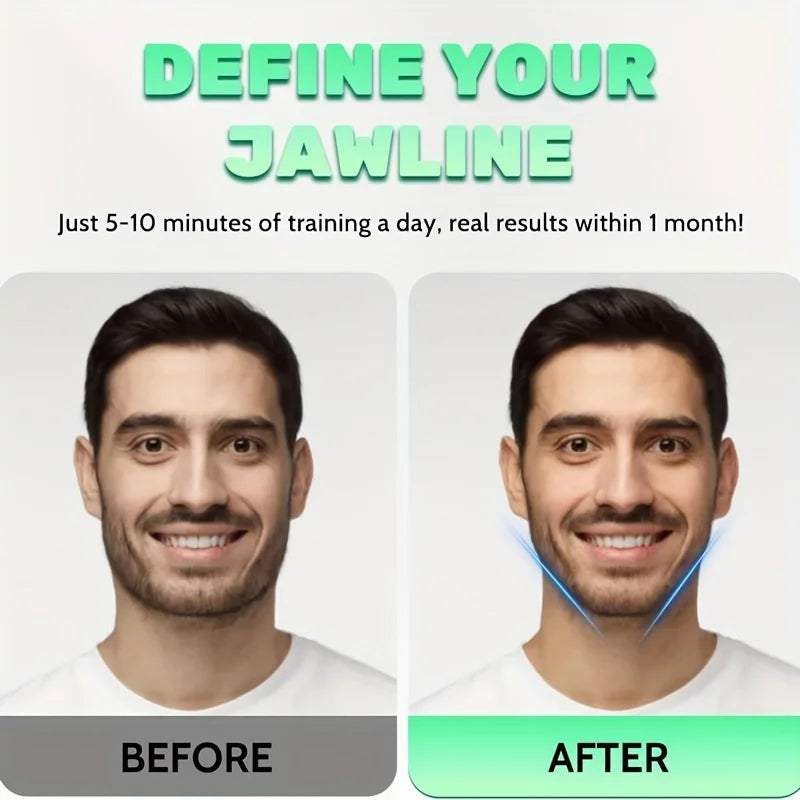 Silicone Jaw Trainer – Jawline & Masseter Muscle Toner Jaw Fitness Trainer QXL