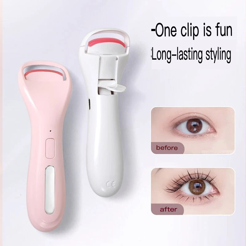 Wireless Heated Electric Eyelash Curler | Portable USB Heated Eyelash Curler QXL