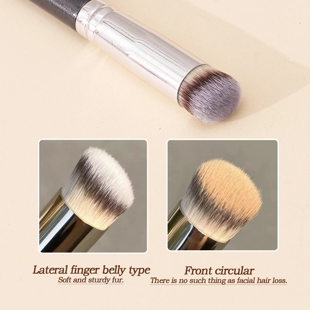 Precision Flat Head Concealer Brush – Wool Fiber #270 Concealer Makeup Brush QXL