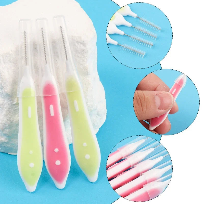 10-Pack Disposable Eyebrow & Interdental Brushes | Brow + Oral Disposable Eyebrow Brush QXL